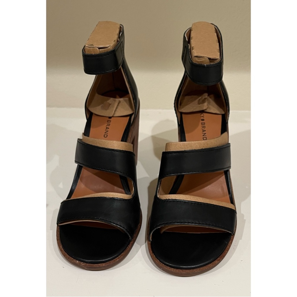 LUCKY BRAND Black Portia Heels